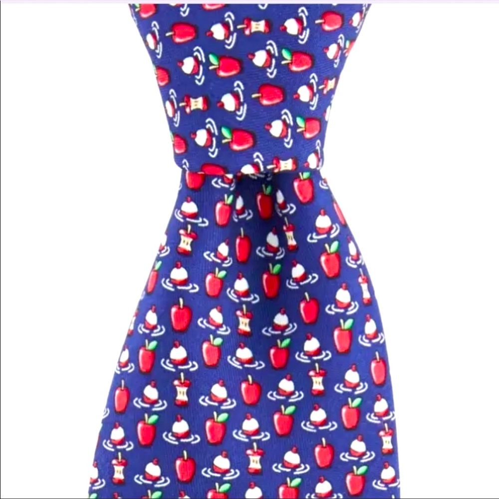 Vineyard Vines Bobbing For Apples Boys Silk Tie